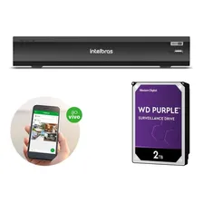 Dvr Intelbras 4 Ch Intelig Artif Imhdx 3004 (hd 2 Tb) 100V/240V Foto mini 1