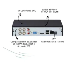 DVR Intelbras Mhdx 1004-c de 4 canais Foto mini 3