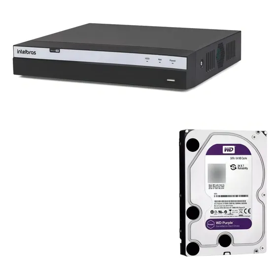 Dvr Intelbras Mhdx 3116 16 Canais Full Hd 1080p Com Hd 4tb Foto 1