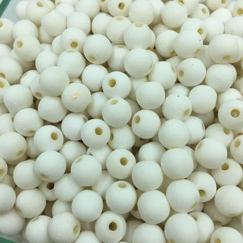 E-NVK Bolinha Emborrachada Miçanga Micanga Missanga Misanga pérola emborrachada 8mm branca branco preto preta cinza escuro chumbo - Branco - 1000 - 8 mm - 8 mm - 250 g Foto 1