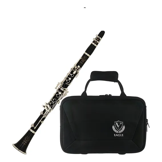 Eagle Clarinete  17 Chaves Sib Cl04n Cor Preto Cor das chaves Niqueladas Foto 1