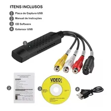 Easycap Placa Captura Vídeo Usb 2.0 Ps2, Ps3, Xbox 360 Foto mini  2