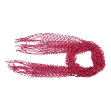 Echarpe Cachecol Pashmina Lenço Vazado Franja Inverno Foto mini  2