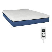 Eco New Colchoes Gold colchão magnético de molas casal massageador com 1000 tipos de massagens cor azul Foto  mini 1