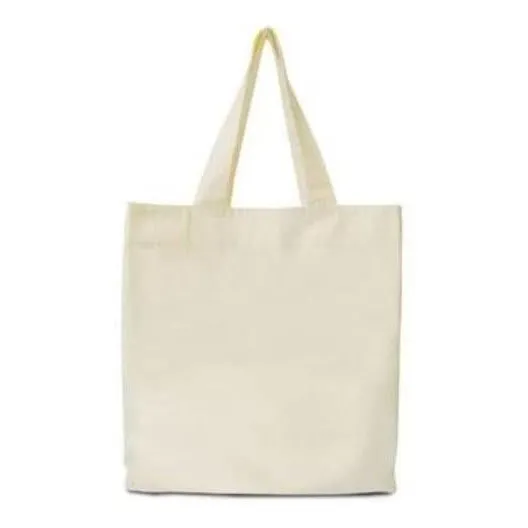 Ecobag 100% Algodão Cru 30x30 Lisa Alça Cru Foto 1