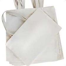 Ecobags 40x40cm Sacolas Ecológicas Algodão Liso Foto mini 4