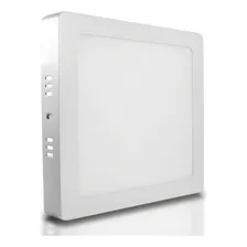 Economax Luminária Led Quadrada Sobrepor 18w 6500k Slim Estrutura Branco Bilvolt Foto mini 2