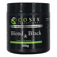 Ecosix Blond & Black Máscara Matizadora Platinum 500 Gr Foto mini 2