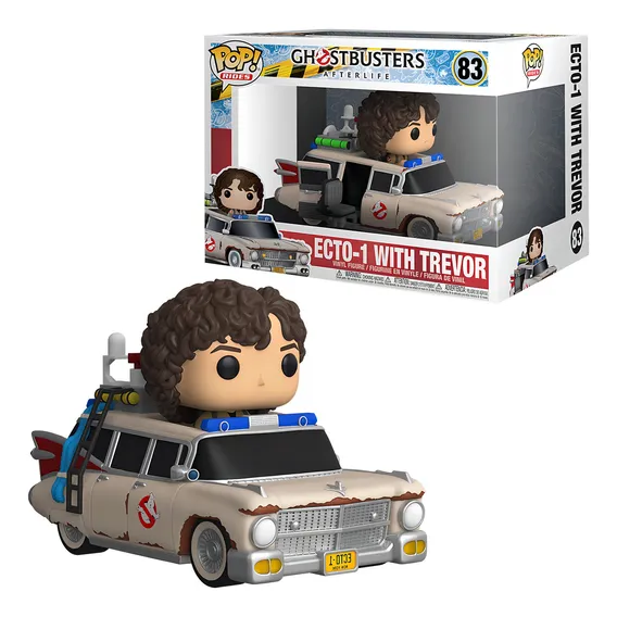 Ecto-1 With Trevor 83 Rides Pop Funko Ghostbusters Afterlife Foto 1