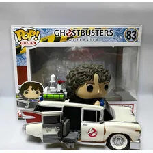 Ecto-1 With Trevor 83 Rides Pop Funko Ghostbusters Afterlife Foto mini 2