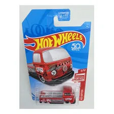 Edição vermelha Hot Wheels - Volkswagen T2 Pickup Color Rojo Foto mini  2