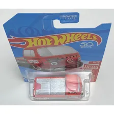 Edição vermelha Hot Wheels - Volkswagen T2 Pickup Color Rojo Foto mini  3