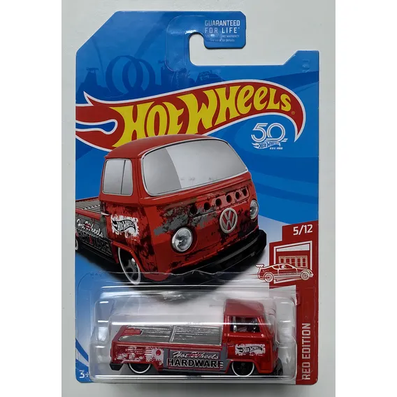 Edição vermelha Hot Wheels - Volkswagen T2 Pickup Color Rojo Foto 1