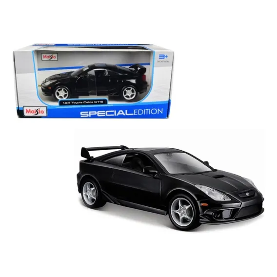 Edição especial Maisto Toyota Celica GT-s 1/24 cor preta Foto 1