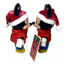 Edição Natal - Boneco Pequeno Personagem Mickey Mouse Noel Natalino - Decoração Natalina Disney - Multibrink Brinquedos Foto mini 3