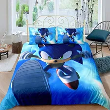 Edredom Casal Queen Sonic 260x260cm Mais Duas Fronhas Foto mini 2