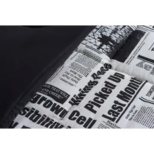 Edredom Solteiro Avulso Estampado Jornal Macio Dupla Face Foto mini 2