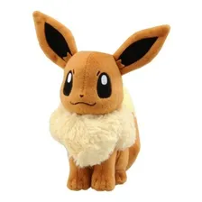 Eevee Pokemon Pelucia Etiqueta Pokémon Center Boneco Pelúcia Cor Marrom Foto mini 1