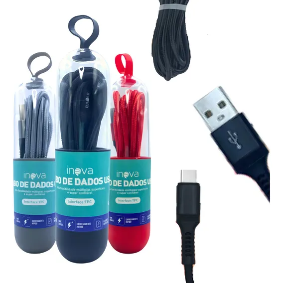 EFM ELETRO Cabo Usb V8 J3 J4 J5 J6 J7 Foto 1