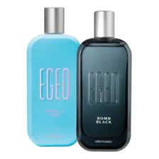 Egeo Vanilla Vibe Col么nia 90ml + Egeo Bomb Black Col么nia 90ml Foto mini 1