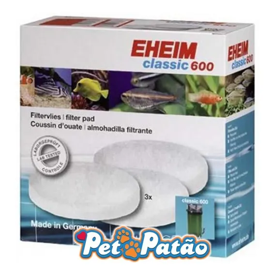 Eheim Refil Filter Pad Branco Classic 2217 - 2616175 - Un Foto 1