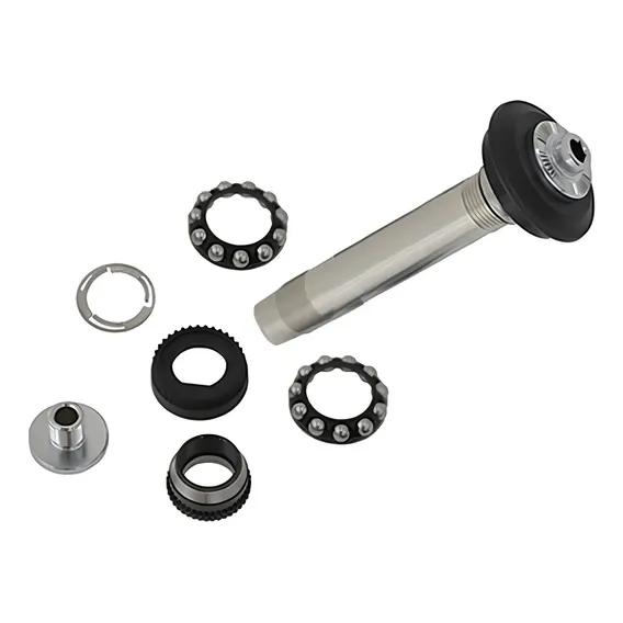 Eixo Completo Para Roda Dianteira Shimano Wh-6800-f Foto 1