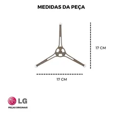 Eixo Prato Forno Microondas LG Ms3047g, Mh7049bar, Mh7082b Foto mini 3
