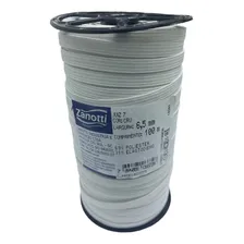 Elastico crochet juiz 7 - 6,5mm rolo 100 metros cor cru branco Zanotti Foto mini 2