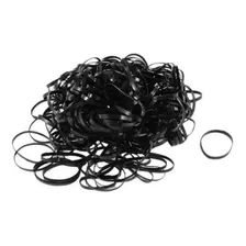 Elástico de silicone pra cabelo preto Liguinha 20 pacotinhos Foto mini 2