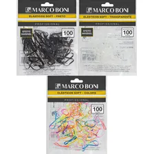 Elastico Soft Para Cabelos E Penteados Com 300un Marco Boni Foto  mini 1