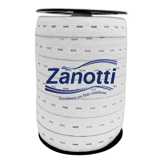 Elastico Zanotti Aurata 20 Branco C/ 50 Metros Foto 1