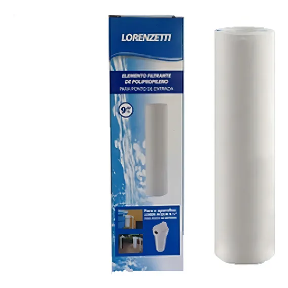 Elemento Refil Filtro Agua Loren Acqua 9 3/4 Lorenzetti Entr Cor Branco Foto 1
