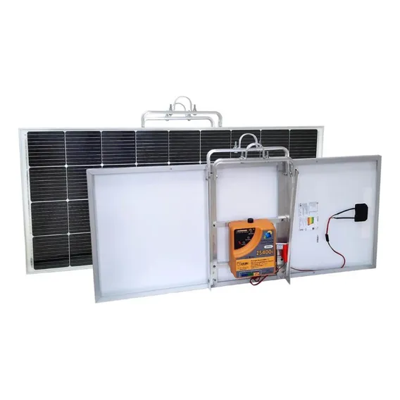 Eletrificador Cerca Elétrica Rural Solar Potente Zebu Zs400i Foto 1