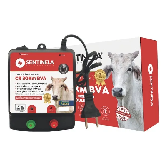 Eletrificador De Cercas Sentinela Modelo Cr 30km 127v 127v Foto 1