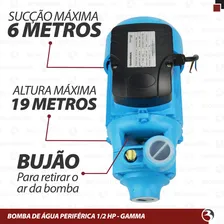 Eletrobomba Periférica Água Poço Cisterna Puxa 6m Joga 28m Foto mini 4