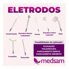 Eletrodo 3 Em 1 Cauterizador De Vidro Kerigma Estétic Facial Cor Translúcido Foto mini 4