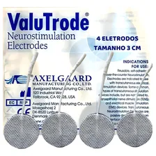 Eletrodo Auto Adesivo Aparelho Tens Fes Eletroterapia 3cm Cor Preto Foto mini  2