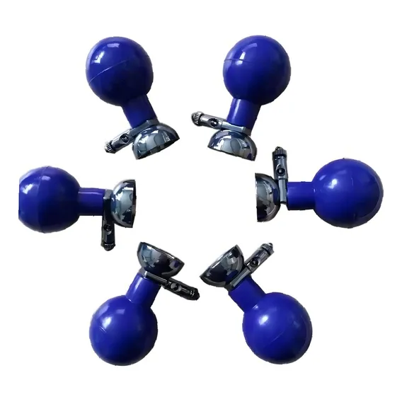 Eletrodo de Bola de Sucção para Adultos, Multifuncional, com Base de Cloreto de Prata, Eletrodo ECG, Azul Foto 1