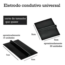 Eletrodo Silicone Eletroterapia Fisioterapia Tens Fes Russa Foto mini 4