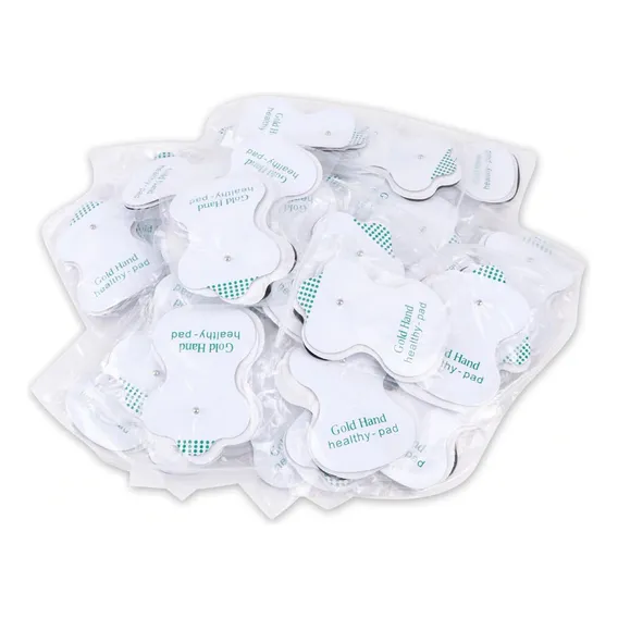 Eletrodos Pads Aparelho Tens Acupuntura Fisioterapia 10 Pcs Foto 1