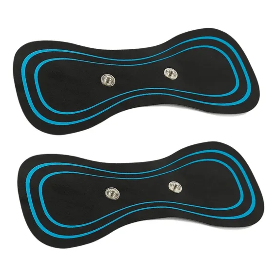 Eletrodos Pads P/ Aparelhos Fisioterapia Tens Fes - 2 Peças Cor Branco Foto 1