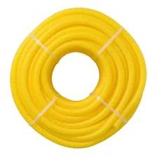 Eletroduto Corrugado Em Pvc Amarelo 25m² - Amarelo Edwt Foto mini  2
