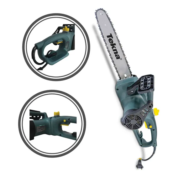 Eletrosserra Motosserra Elétrica 1200w Es1250n Sabre 14 Cor Verde Frequência 60Hz 220V Foto 1