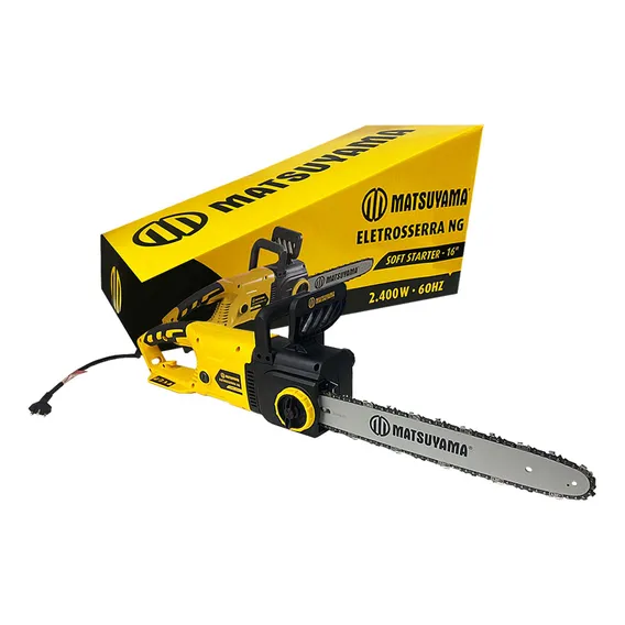 Eletrosserra Para Podas Sabre 16 Pol 2400w Matsuyama 220v Cor Amarelo Foto 1