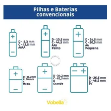 Elgin Recarregável pilha AA cilĂndrica kit 12 unidades Foto mini 4