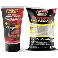 Elimina Riscos Automotivo Tira Riscos 150g Proauto + Estopa Foto mini 1