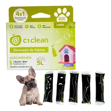 Eliminador De Odores Limao Desinfetante C1 Clean Rende 5l Foto mini 1