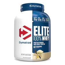 Elite 100% Whey Protein 5 libras de baunilha Dymatize Foto mini 4