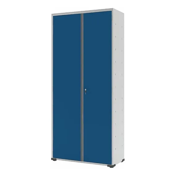 Elite Aço Armário Aço Escritório Fechadura 3 Prateleiras Ea302 Azul Foto 1