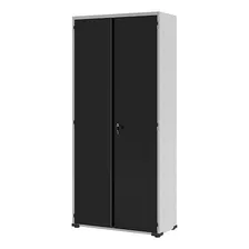 Elite Aço Armário Aço Escritório Fechadura 3 Prateleiras Ea303 Preto Foto mini 1